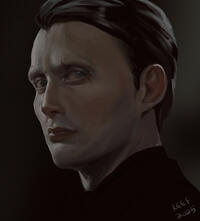 realistic portrait, full render